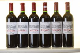 Chateau Brown 2010 Pessac Leognan 6 bts