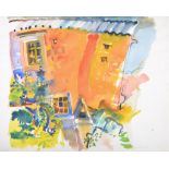 δ Pauline Vincent (British b.1940) House after Rain, Crete Watercolour Signed and dated 90 , lower