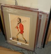 English School (late 19th century) Set of four hunting watercolours Each 30 x 18cm (4)