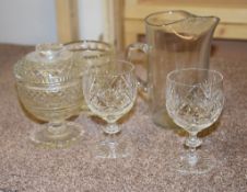 A box containing a quantity of assorted domestic glassware