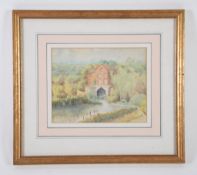 English School (20th century) The Boat House Watercolour 19 x 24cm (7 1/2 x 11in.)