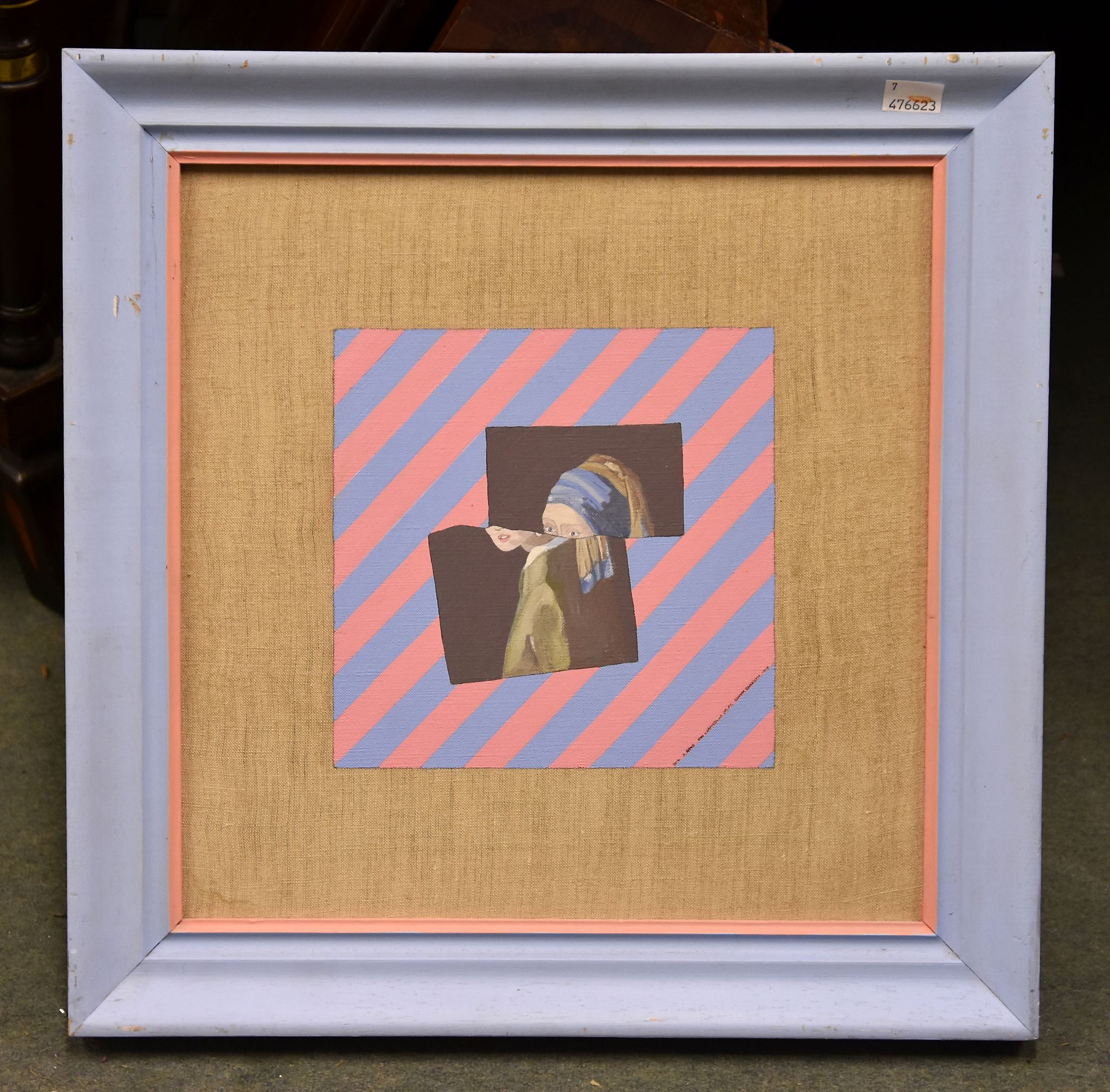 δ Graham Bannister (British, b. 1954) Not a ripped Jan Vermeer of Delft Oil on canvas Signed,