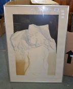 Serre (20th century) Femme Screenprint Signed and numbered 15/90 in pencil 75 x 54cm (29 1/2 x 21