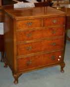 A 1930s chest of drawers in Queen Anne style