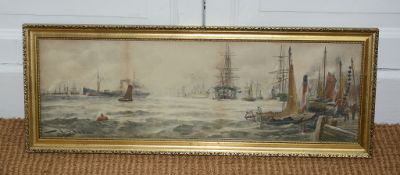 Manner of Thomas Bush Hardy North Shields Watercolour Bears signature and title, lower left 20 x