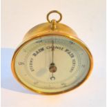 A Early 20th Century Brass Barometer