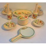 Sylvac Ceramics Staffordshire Hand Painted Dressing Table Set