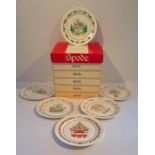 Spode Christmas Plates Complete Set Of 12 - 1970 to 1981