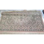 Wool Isfahan Rug Salmon Ground, 240cm L x 170cm W