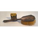 Silver Hallmarked Hairbrush + Silver Hallmarked Desk Calendar