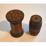 Two 19th Century Tunbridge Ware Vesta Cases