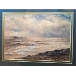 TOFT Peter Petersen (1825-1901) "Study of Sea" Water Colour