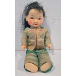Vintage Chinese Baby Toy Doll