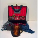 A Jewellery Box containing Vintage Costume Jewellery