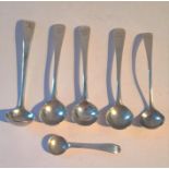 Five Georgian Silver Spoons + One Other