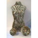 20th Century Life Sized Abalone Shell Torseau