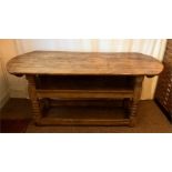17th/18th Century Oak Monks Bench/Table Settle