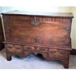 Reproduction Spanish Galleon Chest on Chest, Brass Bound