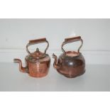 Two 19th C. Copper Kettles