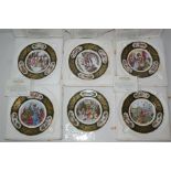 Six Spode 'Traditions of Christmas Collectors Cabinet Plates