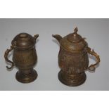 Two Early 20th C. Kashmir Teapots
