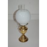 Edwardian Brass Oil Lamp