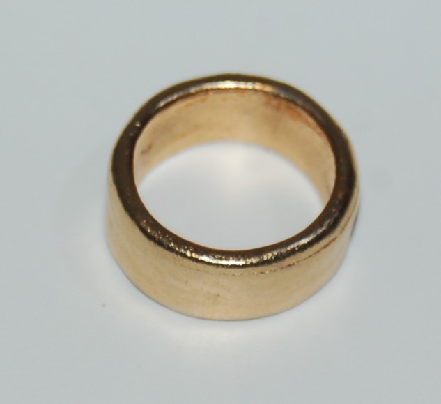 Gold Metal Ring - Bild 2 aus 2