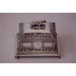 MAPPIN & WEBB Silver Table Cigarette Box, 1923, Very Fine Condition