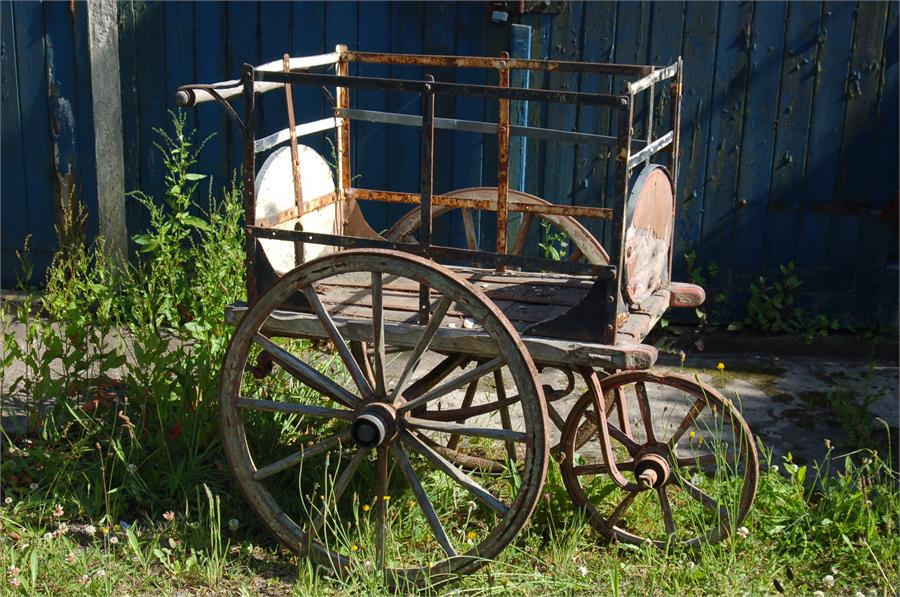 Norman Wisdom, A Victorian / Edwardian Milk Wagon, As Used in 'The Early Bird', 1965 - Image 2 of 10