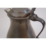 A Large John Somers Pewter Pitcher and Platter