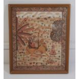 Vintage Indian Painting on Silk