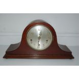Early 20th C Napoleon Hat Westminster Chiming Mantle Clock