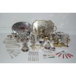 A Collection of Edwardian and More Recent Silver Plate Ware 40 Plus Items