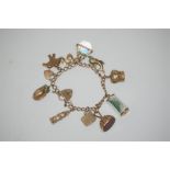 9ct Gold Charm Bracelet