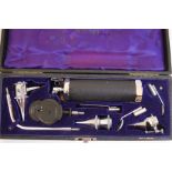 Vintage Gowllands Otoscope / Ophthalmoscope Medical Diagnostic Set