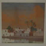 HAMZEH CARR, British, Signed Lower Right, Inscribed 'Alexandria, Egypt..' 1926