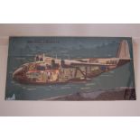 Original Poster The Empire Flying Boat of Imperial Airways, Offset Lithograph in Colour, 1937