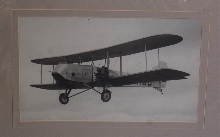 An Early 20th C. Photograph of a Gloster AS.31 Survey G-AADO Aircraft 1929 - Image 5 of 6
