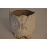 A 19th Century Porcelain Owl Planter