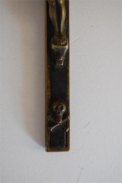 19th Century German 'Trifoil' or 'Budding' Crucifix / Rosary - Image 2 of 4