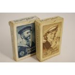 Two Vintage Player's Navy Cut Deck of Cards