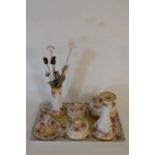 Edwardian Porcelain Dressing Table Set