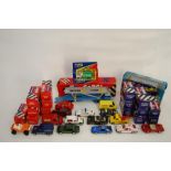 16 Boxed Corgi Die-cast Model Cars 1985 including Jaguar XJ40, Pontiac Firebird etc Plus Two Other