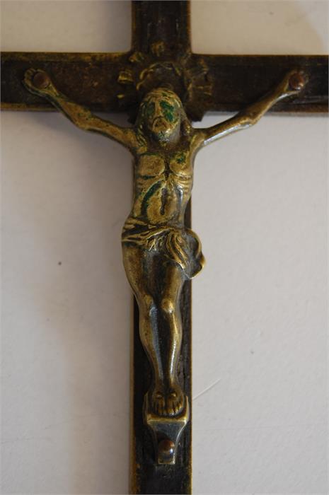 19th Century German 'Trifoil' or 'Budding' Crucifix / Rosary - Image 4 of 4