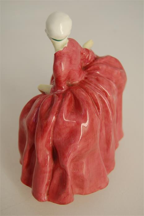 19th C. Royal Doulton Polly Peachum Beggar's Opera Figurines HN55O - Image 4 of 4