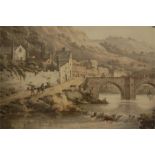 MARY MITFORD fl. Late 18th Century, Tavistock, Watercolour, 28 cm x 36 cm, Signed, dated 1774