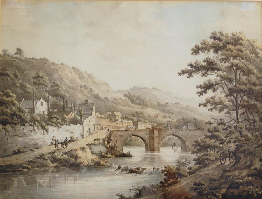 MARY MITFORD fl. Late 18th Century, Tavistock, Watercolour, 28 cm x 36 cm, Signed, dated 1774 - Image 5 of 5