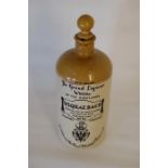 Stone Ware William Grigor & Sons Whisky Flask