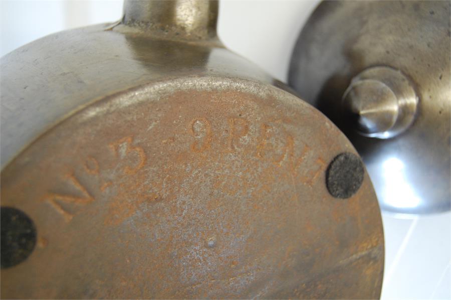 Large Regency/Victorian 9 Pint Iron Kettle - Image 3 of 6