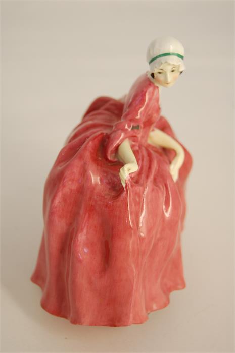 19th C. Royal Doulton Polly Peachum Beggar's Opera Figurines HN55O - Image 2 of 4